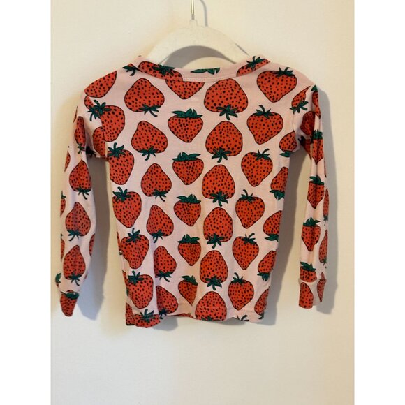 Kids Strawberry Print Long Sleeve Top  Gap  Organic Cotton  Size 2 Years - Picture 2 of 6